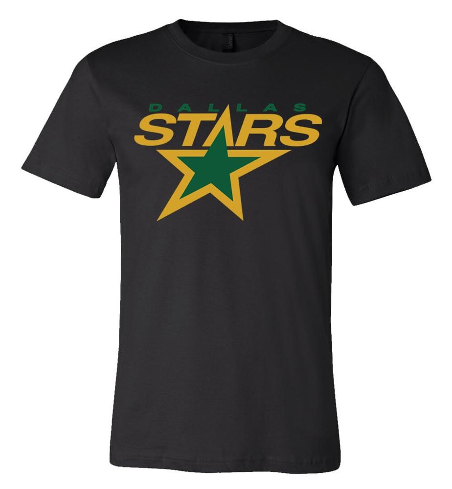 

Футболка с основным логотипом команды Dallas Stars S-6XL Отслеживание!! Футболка Unisex XXXXL