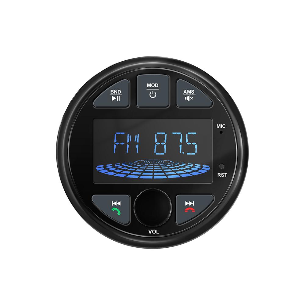 

2025 Морська Радіостанція Морський Стерео Джерело Медіа Плеєр AM FM RDS Приймач MP3 MP4 Відео Плеєр Bluetooth AUX Для Квадроцикла UTV Візка Мотоцикла