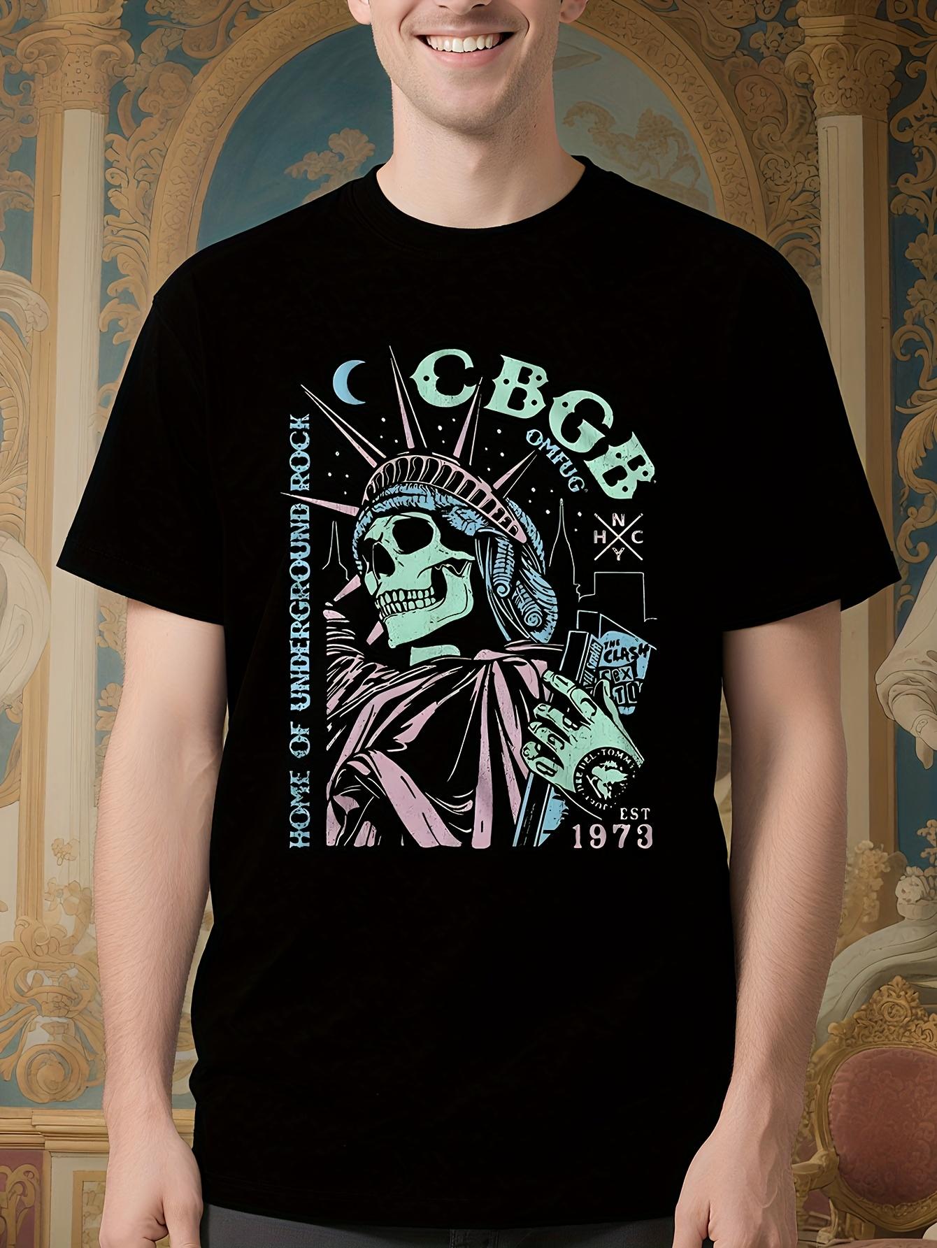 CBGB Music Club Graphic Tshirt - Vintage Punk Rock Tee with XXXL