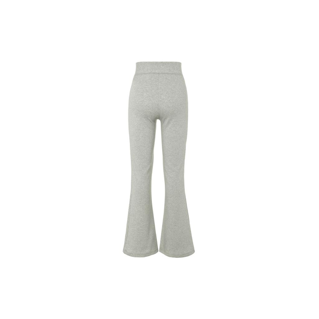 Nike Air High-Waisted Split Solid Color Tight Flare Casual Pants Women Bottoms Dark-Gray Photon-Gray FN1892-063