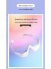 Smart Microcurrent Eye Massager with Red Light Therapy for Reducing Dark Circles and Fine Lines, Designed for Home Use