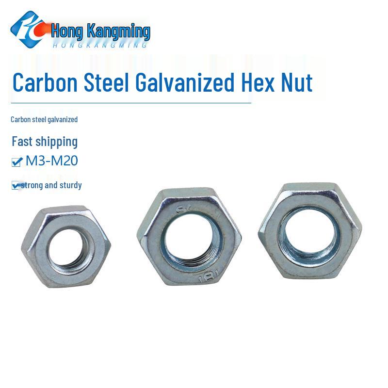 Carbon Steel Hexagonal Nuts M1.2-M8
