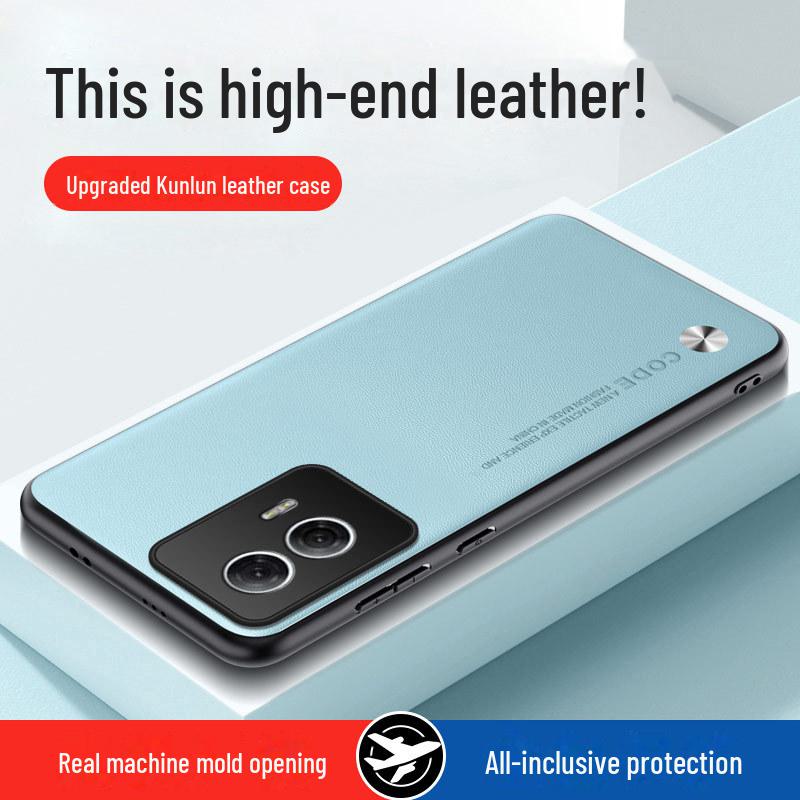 Motorola Edge50F Lederschutzhülle - Sturzsichere Komplettschutzhülle für G54/40/X30 und G14