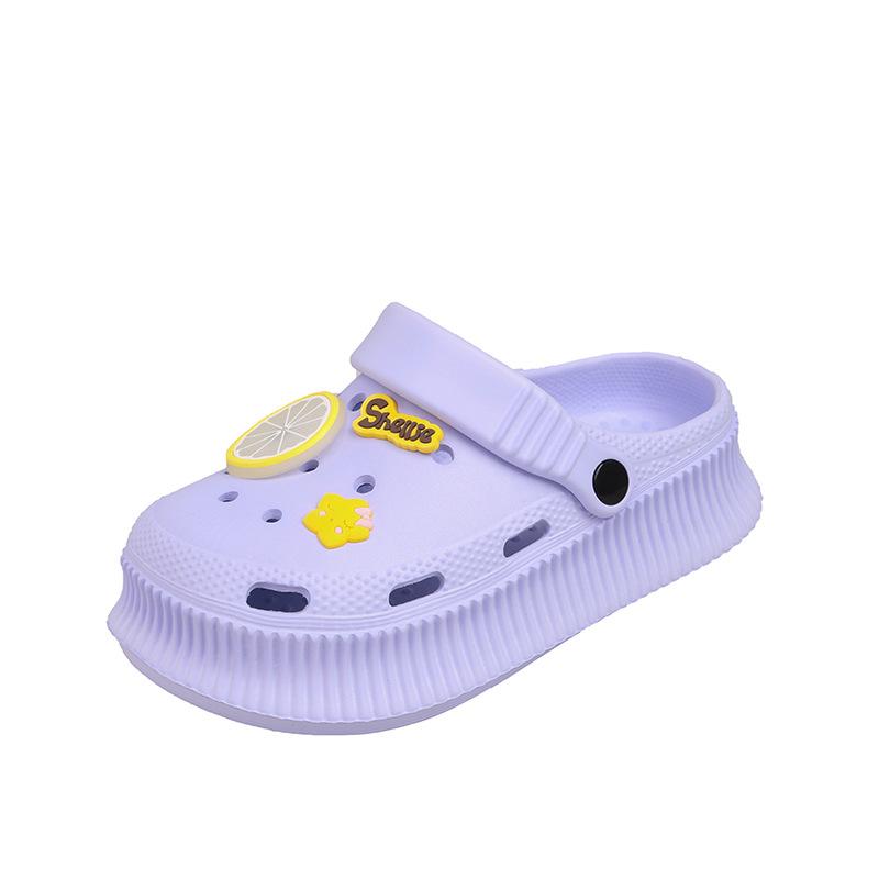 Cave shoes fashion leisure outdoor sports walking slippers accessories shoe flower ultra-light wear-resistant non-slip women's one-word drag