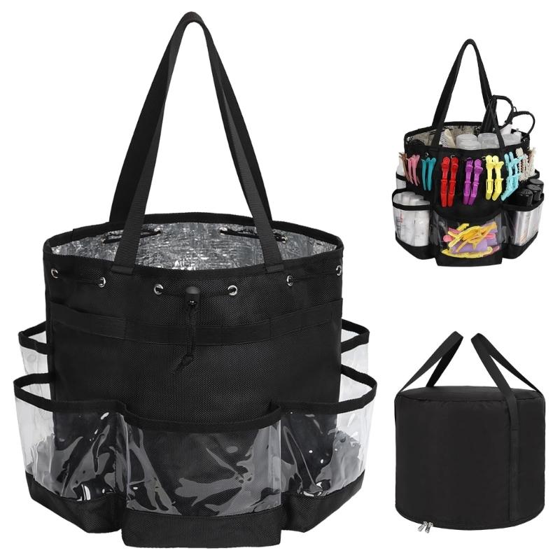 Barber Travel Bag Heatproof Hair Tools Storage Spacious Makeup and Shower Organizer Professional Hairdresser Accessory