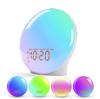 Sunrise & Sunset Simulation Alarm Clock with FM Radio and Colorful Night Light for Kids.