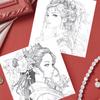 Girls Creative Activity Coloring Book 26 Pages - Character Dress Up, Graffiti & Painting Fun Gift for Children & Adults