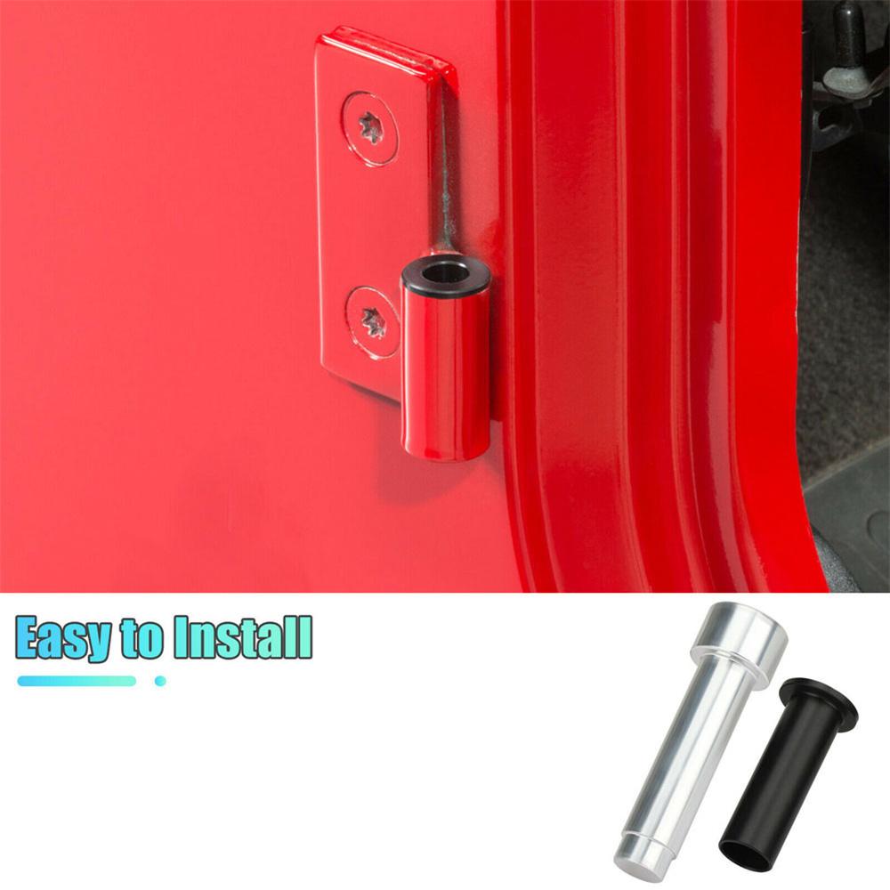 Door Hinge Pin Liners Bushings Kit W/ Tool For Jeep Wrangler TJ YJ CJ LJ 1986-06