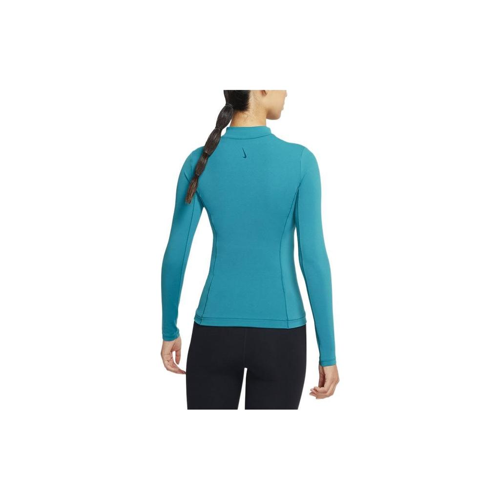 Nike Solid Color Breathable Stand Collar Jacket Women jackets Green DD5534-381