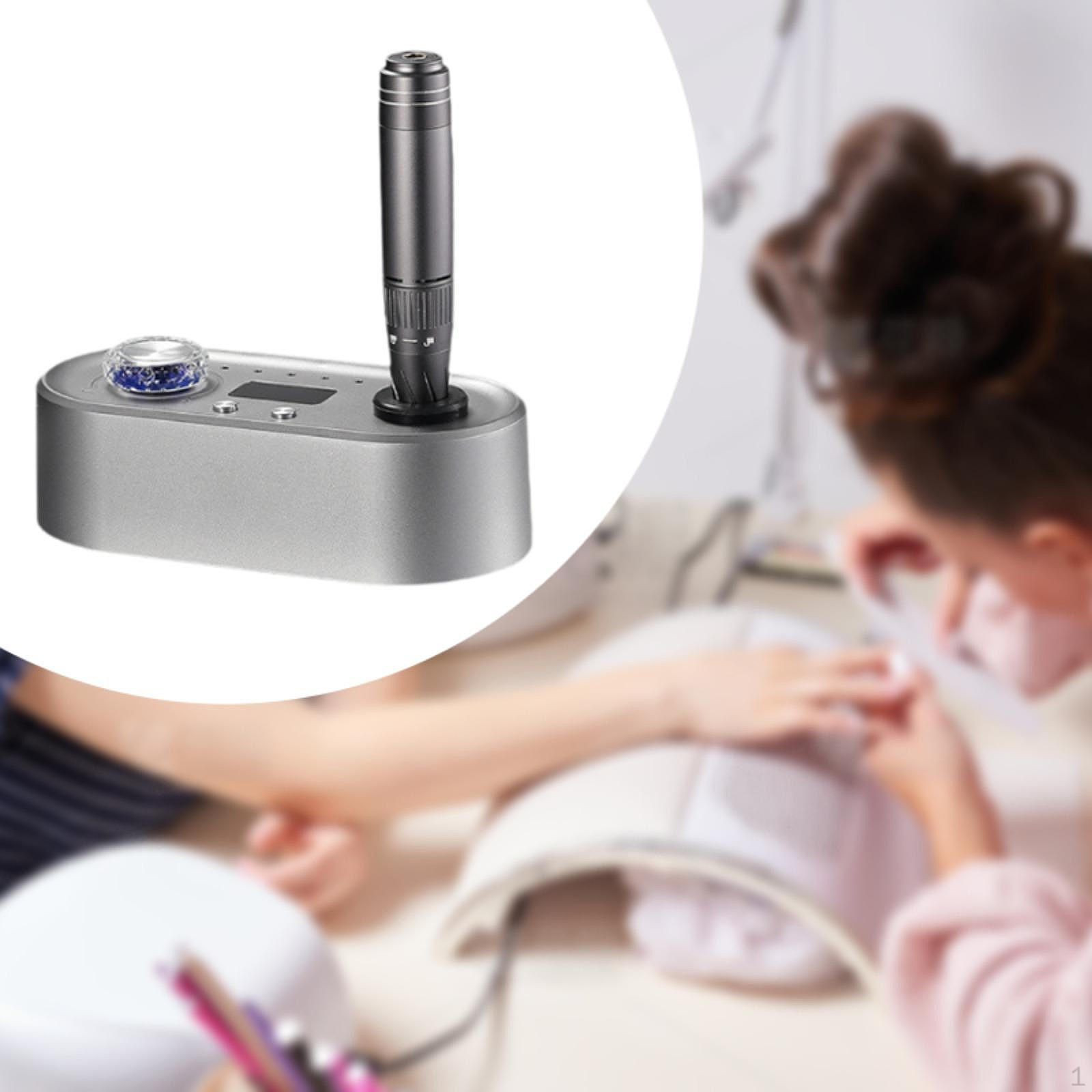 

Электрическая дрель для ногтей, маникюрный педикюрный инструмент, полировщик для акриловых ногтей, тихий серый