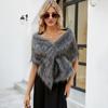 Faux Fur Warm Cheongsam Shawl Widened Pashmina Wraps Fashion Luxury Shawls  Daily