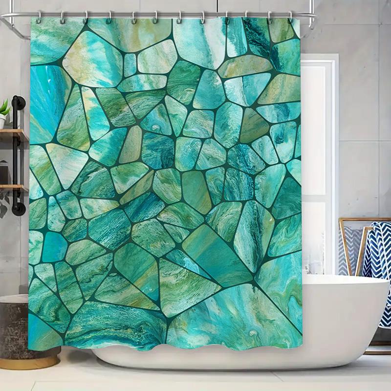 

Modern Bathroom Decor Shower Curtain With Freshness Motivational Quote In Black Text On White Fabric Size 180X243Cm W60H190(CM)-1 Pcs