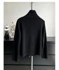 2026 European-Style High Neck Zipper Cardigan: Women's Pure Wool Thick Cashmere Knit Sweater Coat for Autumn and Winter