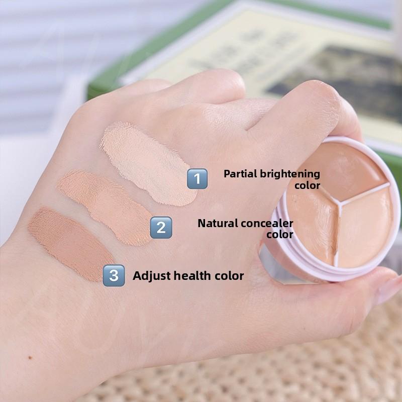 Tricolor Creamy Concealer für alle Hauttypen, aufhellend und wischfest