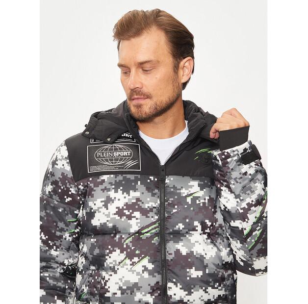 Зимняя куртка Plein Sport AADC MRB2555 SXV005N, черная, стандартный крой