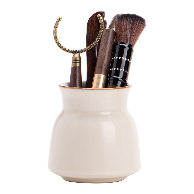 Jia Lang Ru Ware Beige Six Gentlemen Tea Set