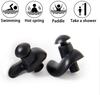4 Pairs Swimming Earplugs Waterproof Reusable Silicone for Showering Bathing Surfing Kids Adults