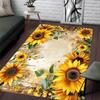 1pc Sunflower Design Area Rugs for Living Rooms, Carpets for Indoor Outdoor Use, for Kitchens, Offices, and Bathrooms Home Decor