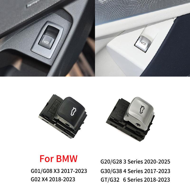 For BMW 3 5 7 Series X3 X4 Car Tailgate Trunk Unlock Release Switch Button Accessories For BMW G20 G30 G12 G01 G02 61319327029