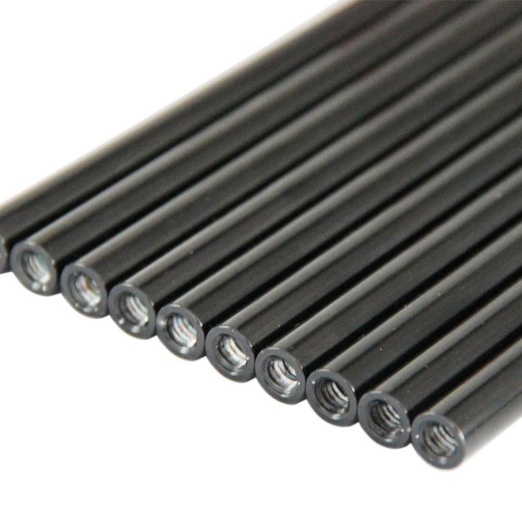 Durability Camera Extension Tube Lightweight Metal Rod with 1/4inch Male To Female Thread for Photography Stabilizers