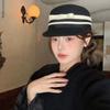 Vintage Looking Horse Riding Formal Hat Bow Fashion Knights Cap Peaked Flat Cap  Fashion Show