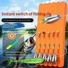 5Pcs/Lot Texas Rig Set For Bass Fishing Carolina Rig Kit Fishing Tackle Fishhooks Carp Fishing Hair Rigs Ready Made Bait