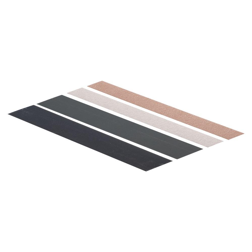 4PCS 15CM(5.91in) Length Fret Sanding Paper Sandpaper Color Luthier Sanding Tool  For Guitarists