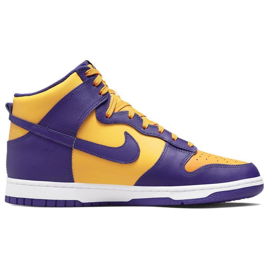 Nike Dunk High Lakers Unisex Sneakers Purple Court-Purple University-Gold DD1399-500