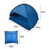 Portable Beach Headrest Sunshade Tent Light Weight Head Sun Shelter Tent for Outdoor Beach Camping Easy To Carry