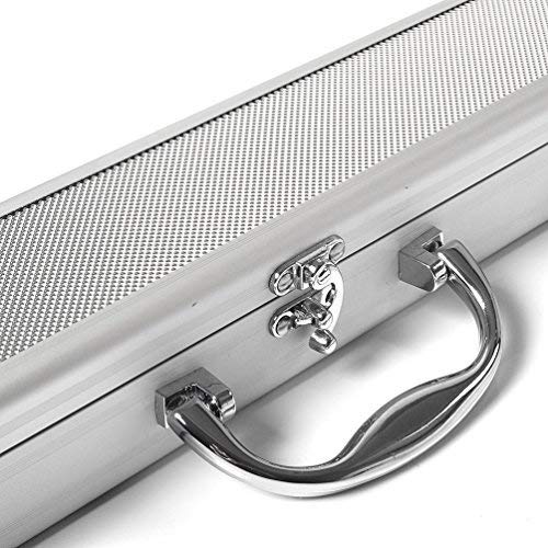 CUESOUL 57" handgefertigter 3/4-gelenkiger Snookerqueue mit Verlängerung und Aluminium-Queuekoffer (D304)