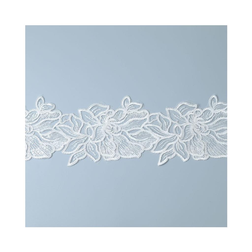 Car Bone Lace Transparent Beads Clothing Accessories Three-In-One Lace Wedding Dress 13Cm