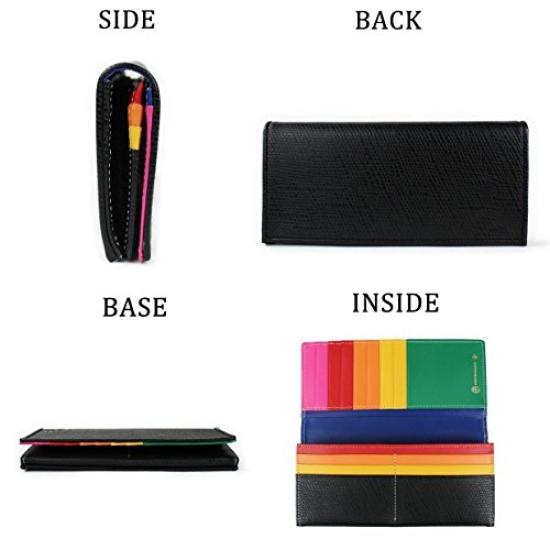 CASTELBAJAC RAINBOW Long Wallet 079614 Black