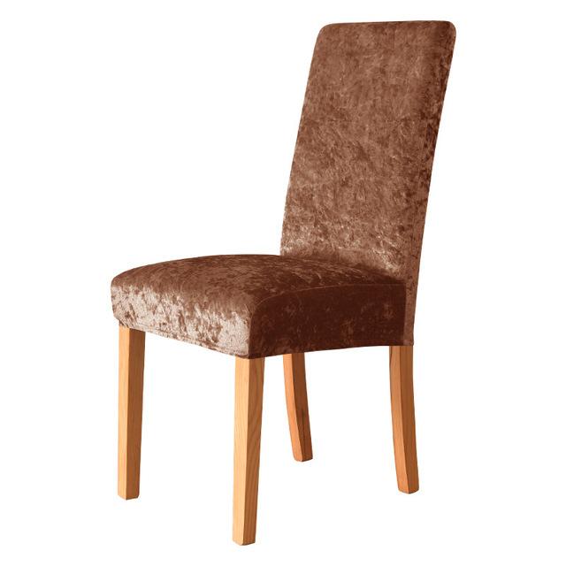 Shiny Fabric Chair Cover Used For Dining Room Kitchen Wedding Banquet Event Spandex Elasticized Chair Covers Exquisite New Home Decor Seat Case