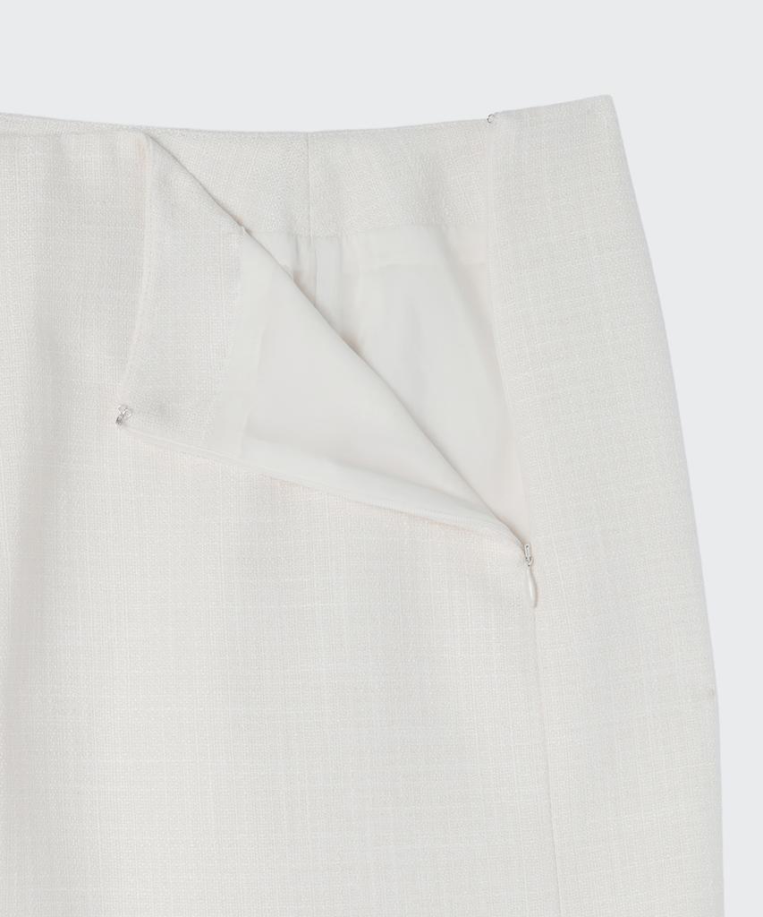 Musinsa Standard Woman Women'S Tweed Mini Skirt [Cream]