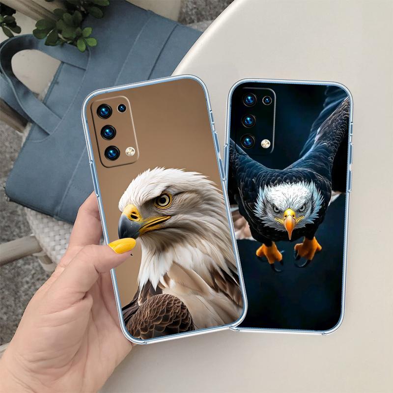 RP36 Hawk Eagle Transparent Phone Case for Motorola Moto Edge 20 30 40 50 S30 Fusion Ultra Pro Neo Lite + G200 G23