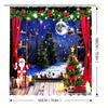 Cozy Christmas Scene Shower Curtain - Water-Resistant, Easy To Clean, Adds a Festive and Warm Touch To Your Bathroom Decor