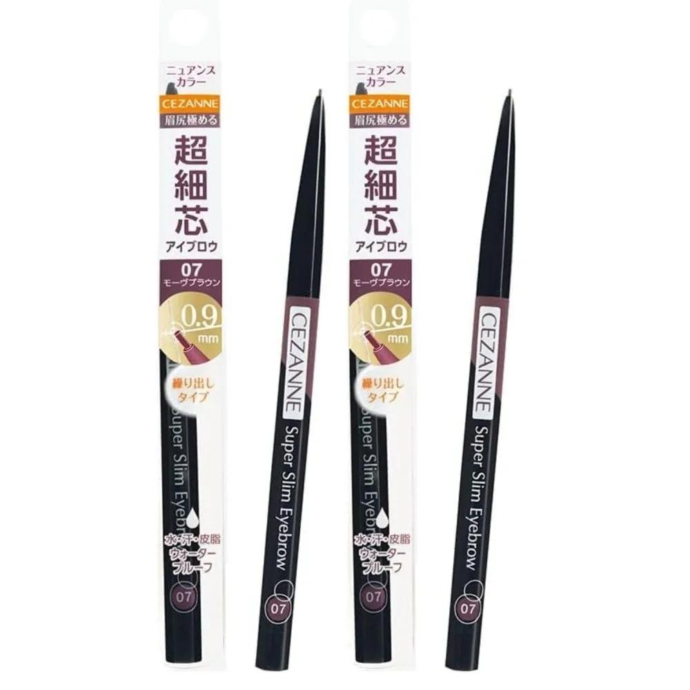CEZANNE Ultra-Delicate Super Slim Eyebrow 07 Mauve Brown 6-Piece Set A