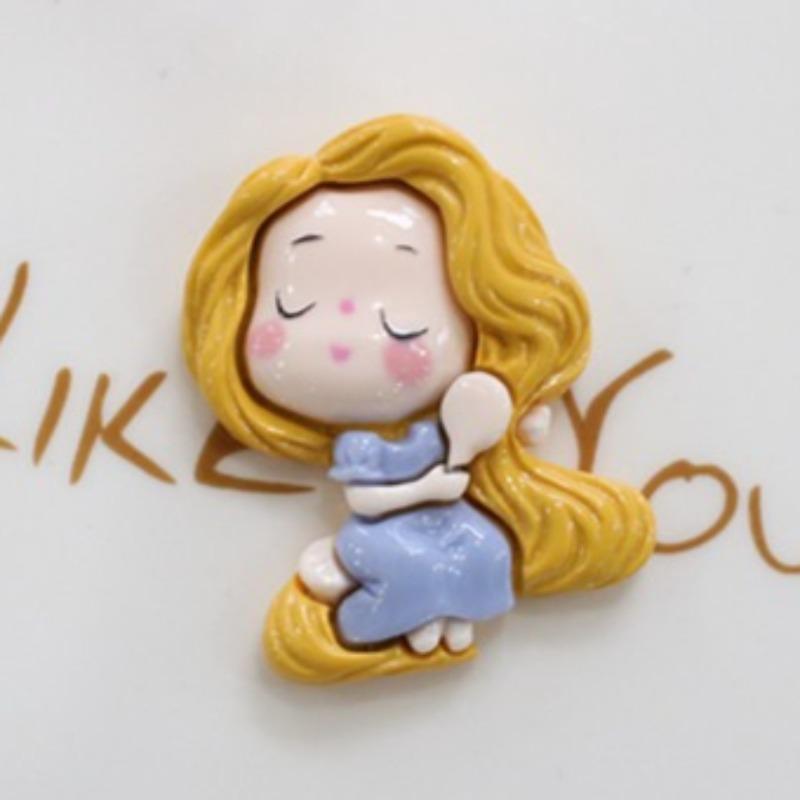 Kawaii Princess Fridge Stickers Little Girls Gifts Message Board Magnetic Stickers Home Decoration