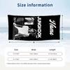 Jung Kook Custom Name Printed Beach Towel Personalized Soft Towel For Swimming Beach Travel