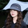 New summer outdoor sun hat for women, ice silk cool feeling, large eave sun hat, fashionable and versatile sun hat