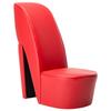 High Heel Shoe Shaped Chair  Faux Leather