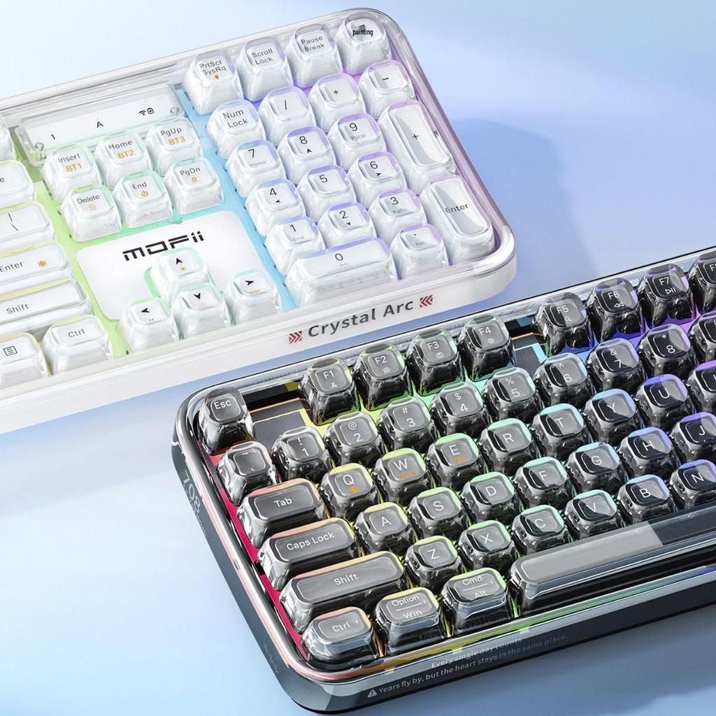 Crystal Arc RGB SK-708CDM Wireless Bluetooth Tri-Mode Keyboard