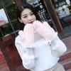 Fashion Winter Women Gloves Genuine 100% Real Mink Fur Glove Knitted Mittens Thick Warm Fur Gloves Mittens