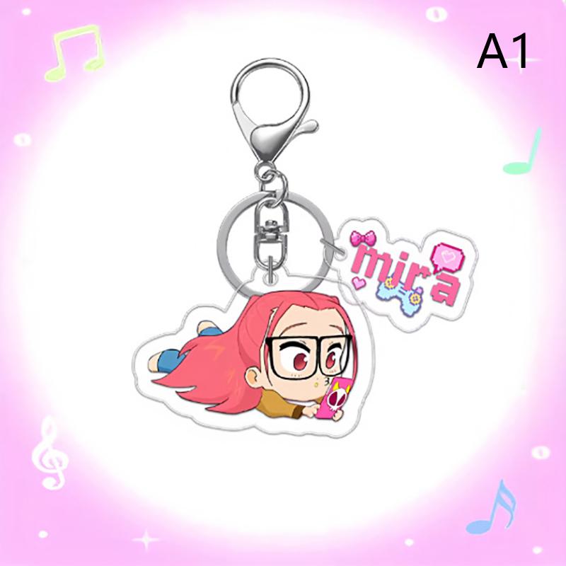 Schlüsselanhänger Koreanischer Anime Cartoon Schlüsselanhänger Partygeschenke Schlüsselanhänger K-Pop Figur Klassiker Schlüsselanhänger Rucksack Anhänger Schlüsselanhänger