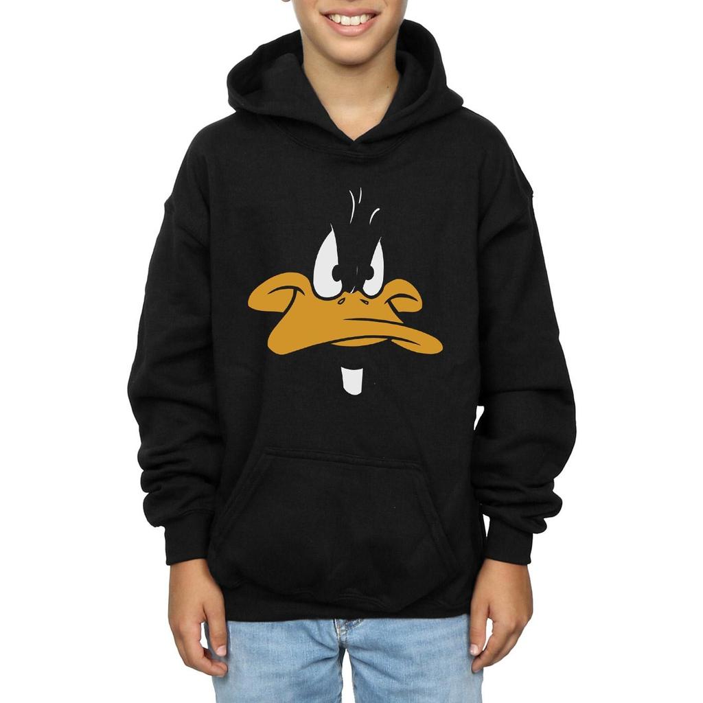 Looney Tunes Chlapecká mikina s kapucí Daffy Duck Face