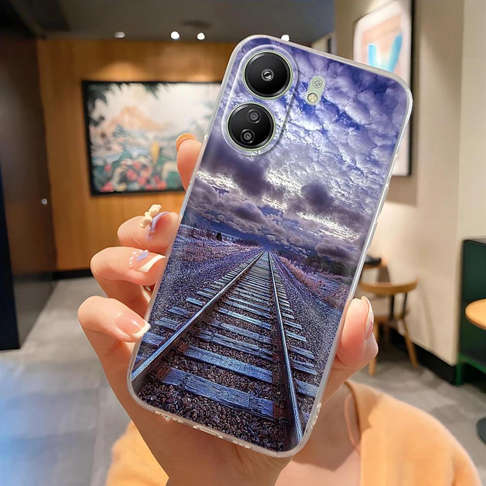 Pour Poco C65 Coque Silicone TPU Souple Mignon Lapin Léger Coque Arrière Pour Xiaomi POCO C 65 4G pocoC65 Léger Funda Coque