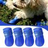 4 Pcs Pet Supplies Dog Cats Anti-Slip WaterproofShoes Solid Color Rain Protective Boots Dog Rain Boots for Small Dogs Protect Pet Feet