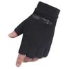 Non-pouring Fleece Half-finger Gloves, Autumn and Winter Men and Women Outdoor Driving Warm Fleece Cold-proof Computer Keyboard Gloves