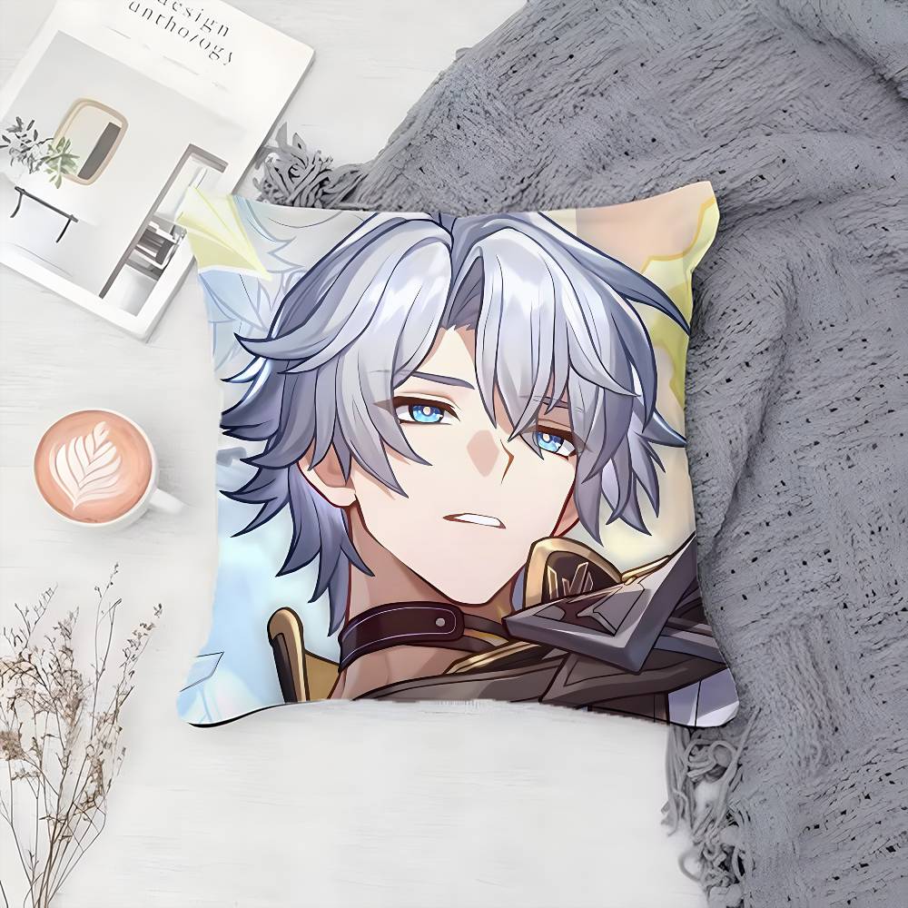 

Handsome Phainon H-Honkai Star Rail-MT Pillow Case Printing Pillowcase Living Room Sofa Cushion Cover Bedroom Room Decor 12x12Inch