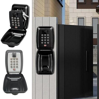 Key Box Outdoor Key Security Lock Box With Code Multi-Functional Heavy Duty Container With Cover For Homeowner Renter Students